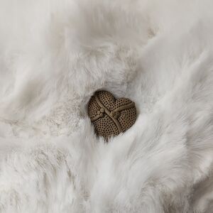 Elegant Heart-Shaped Brooch